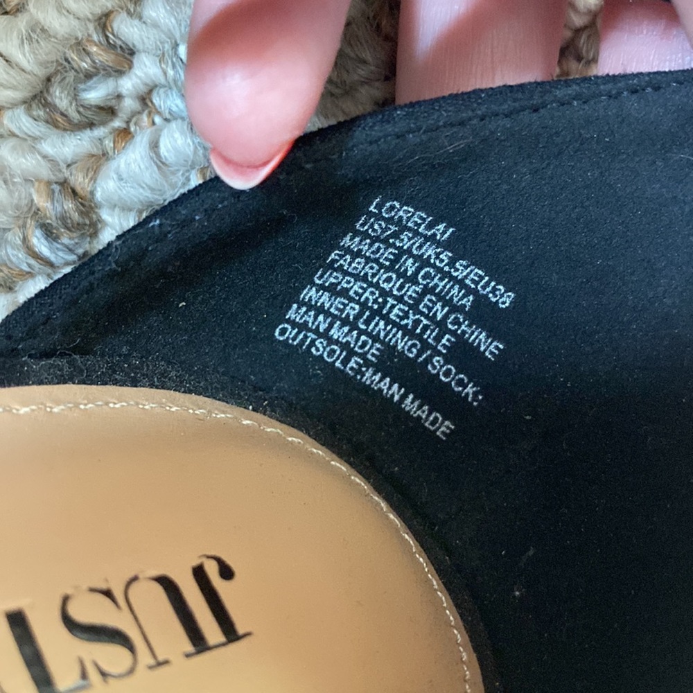 JustFab | Lorelai Block Heeled Sandal | size 7.5 - Picture 10 of 10